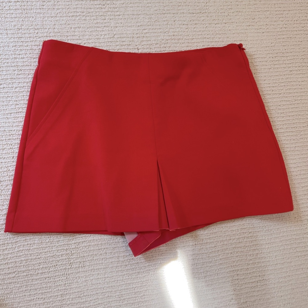 Zara Red Skort